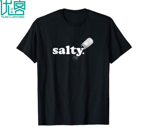 Salty Ironic Sarcastic Shirt Cool Funny Gamer T Shirt Chef 2019 Summer Men's Short Sleeve T-Shirt