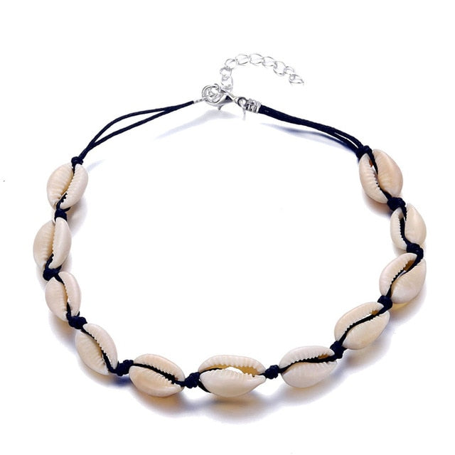 Boho Sea Shell Choker Necklace 2019