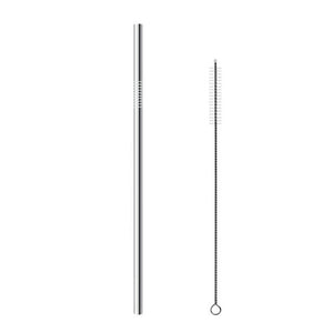 2/4/8Pcs Reusable Drinking Straw High Quality 304 Stainless Steel Metal Straw with Cleaner Brush For Mugs 20/30oz