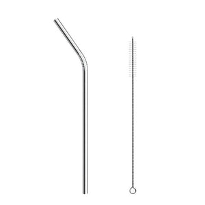 2/4/8Pcs Reusable Drinking Straw High Quality 304 Stainless Steel Metal Straw with Cleaner Brush For Mugs 20/30oz