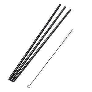 2/4/8Pcs Reusable Drinking Straw High Quality 304 Stainless Steel Metal Straw with Cleaner Brush For Mugs 20/30oz