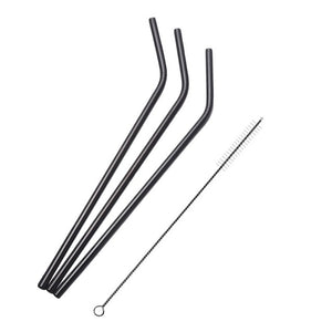 2/4/8Pcs Reusable Drinking Straw High Quality 304 Stainless Steel Metal Straw with Cleaner Brush For Mugs 20/30oz