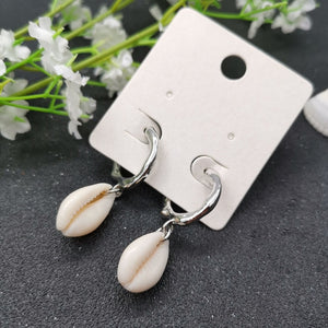 JCYMONG 13 Style Sea Shell Earrings For Women Gold Silver Color Metal Shell Cowrie Statement Earrings 2019 Summer Beach Jewelry