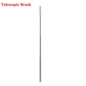 2/4/8Pcs Reusable Drinking Straw High Quality 304 Stainless Steel Metal Straw with Cleaner Brush For Mugs 20/30oz